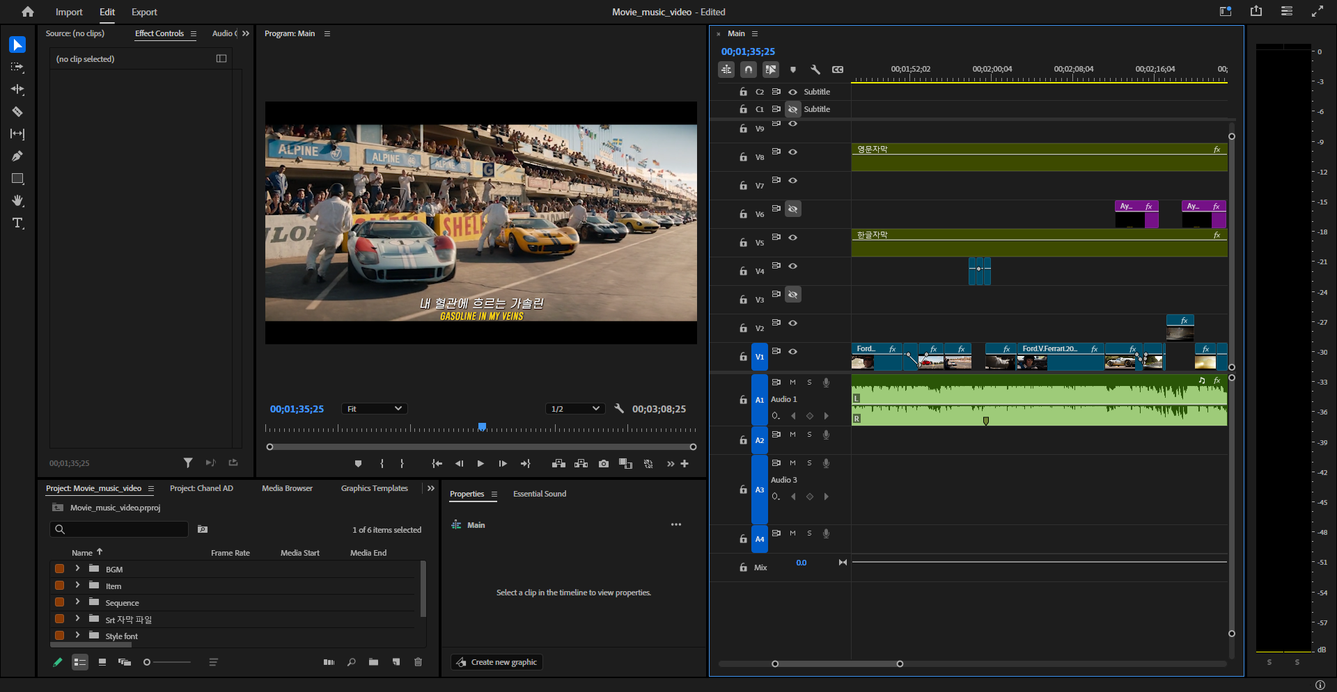 Movie MV work Pr
